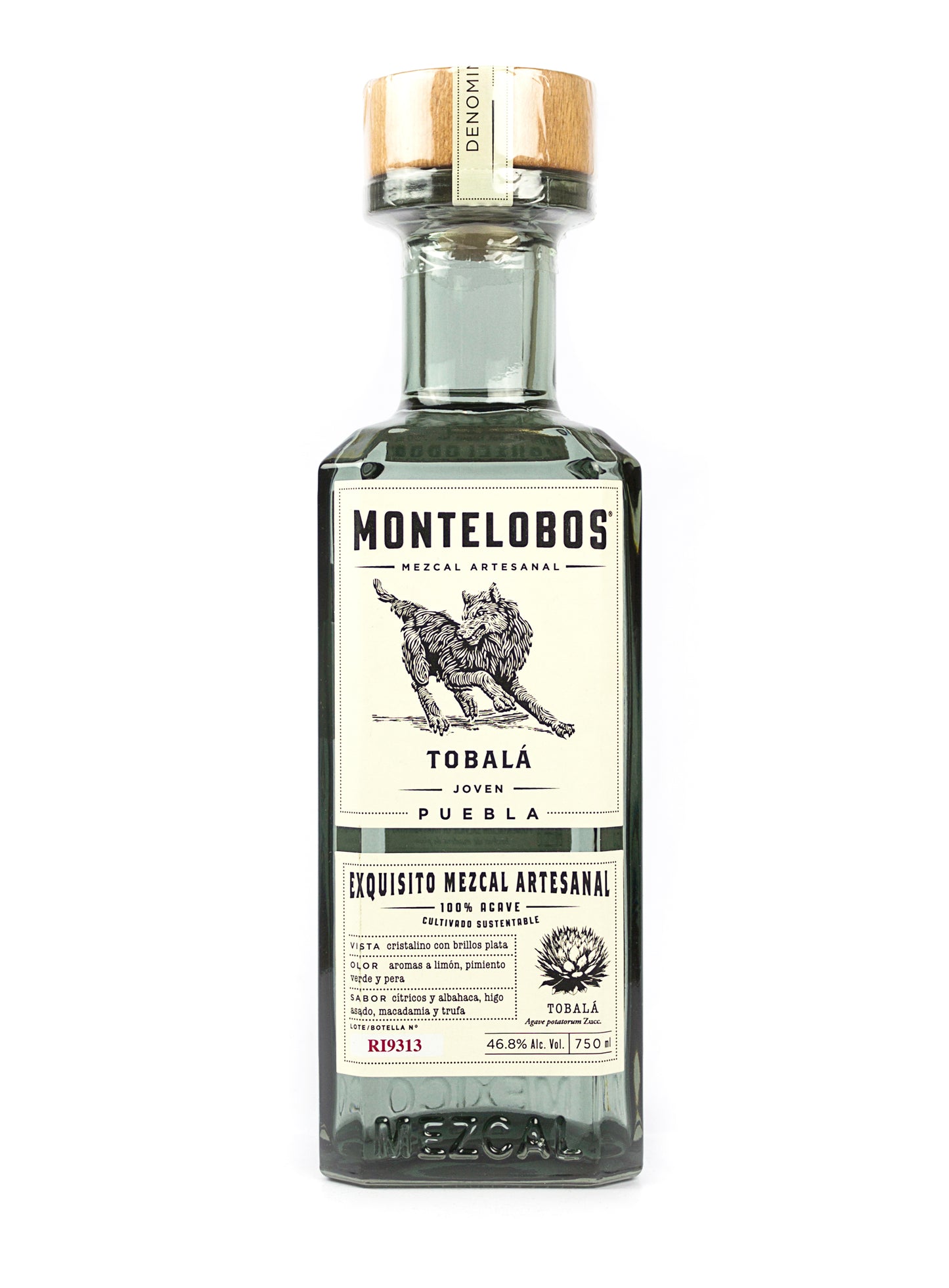 MEZCAL MONTELOBOS TOBALA 750 ML