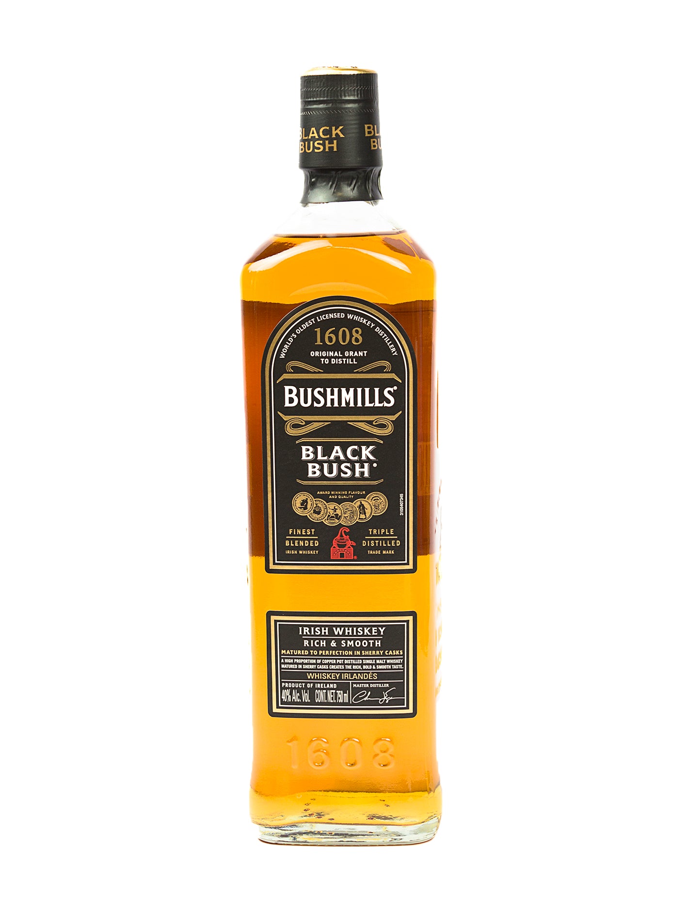 WHISKY BUSHMILL BLACK BUSH 750 ML