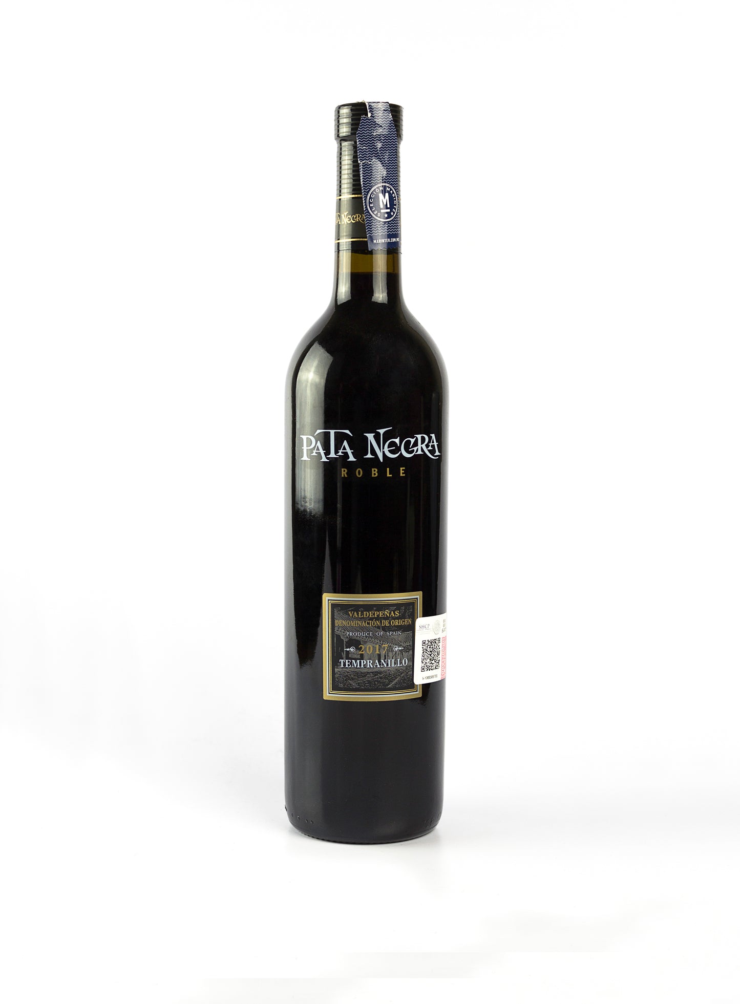 VT PATA NEGRA VALDEPEÑAS ROBLE 750 ML