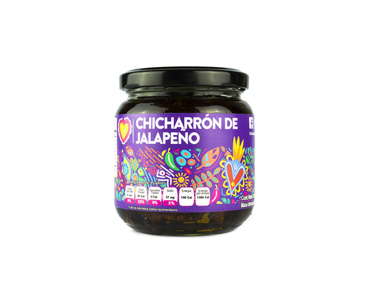 CHICHARRO AMORES JALAPEÑO 180 GR