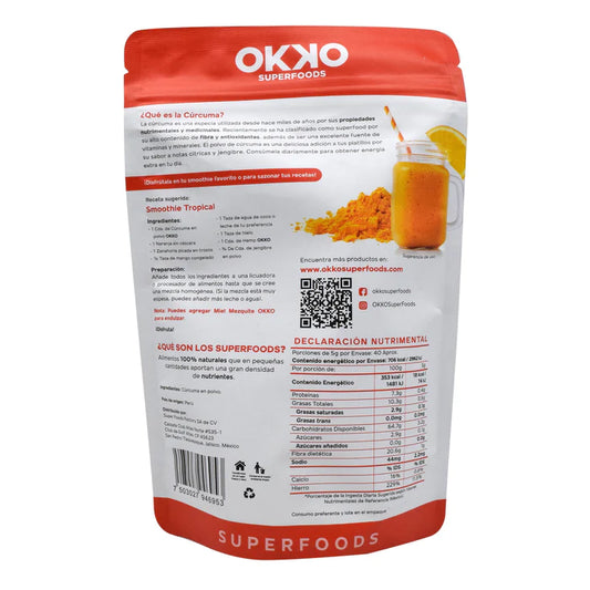 CURCUMA OKKO EN POLVO 200 GR