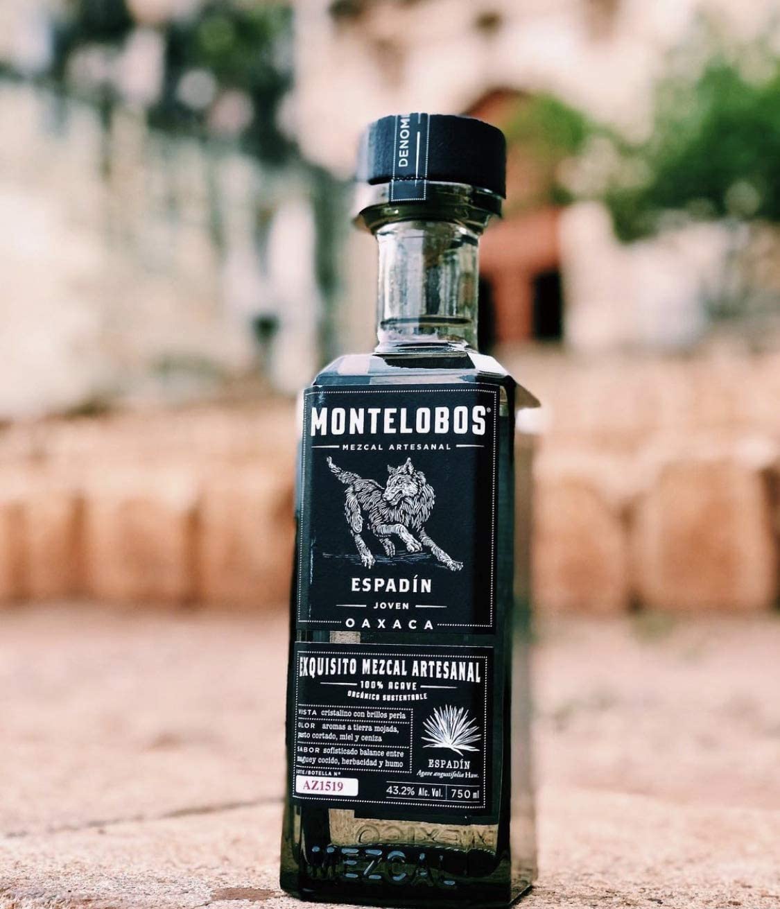 MEZCAL MONTELOBOS ESPANDÍN JOVEN 750 ML