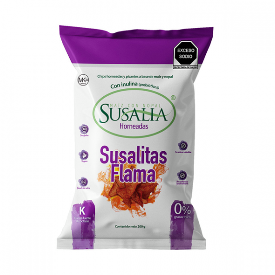 CHIPS SUSALIA HORNEADAS FLAMA 200 GR