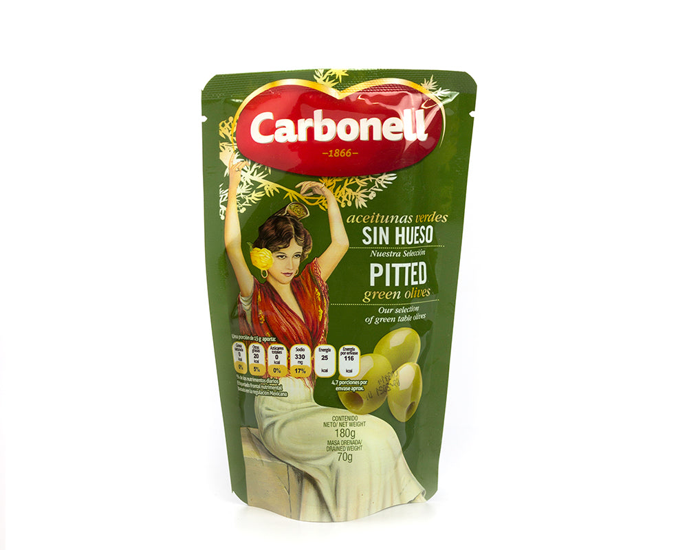 ACEITUNA CARBONELL SIN HUESO 180 GR
