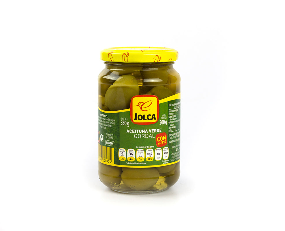 ACEITUNA JOLCA ENTERA 350 GR