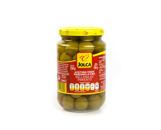 ACEITUNA JOLCA PIMIENTO 350 GR