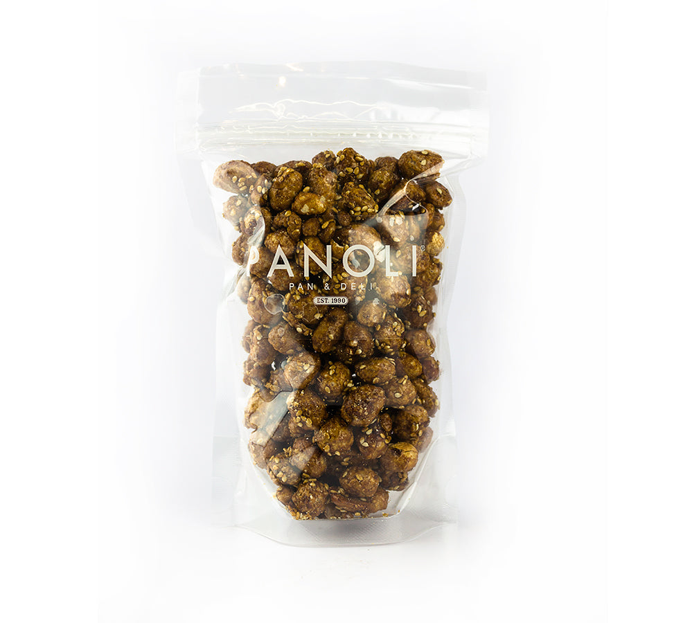 CACAHUATE PANOLI GARAPINADO AJONJOLI 250 GR