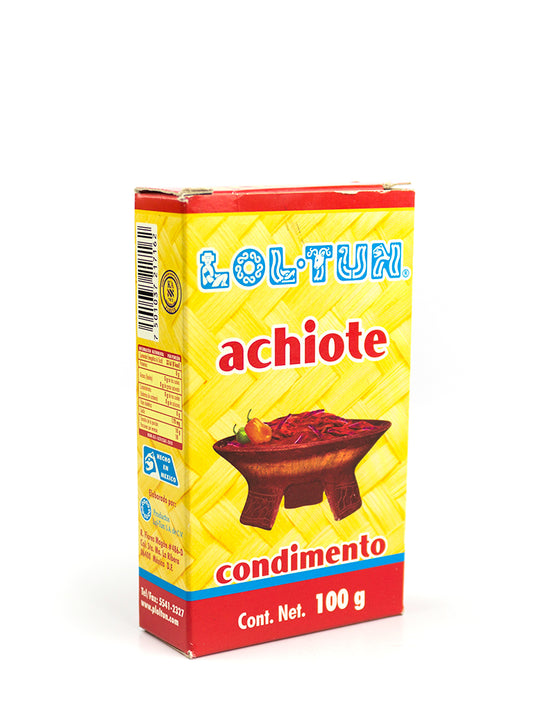 CONDIMENTO ACHIOTE LOL TUN 100 GR