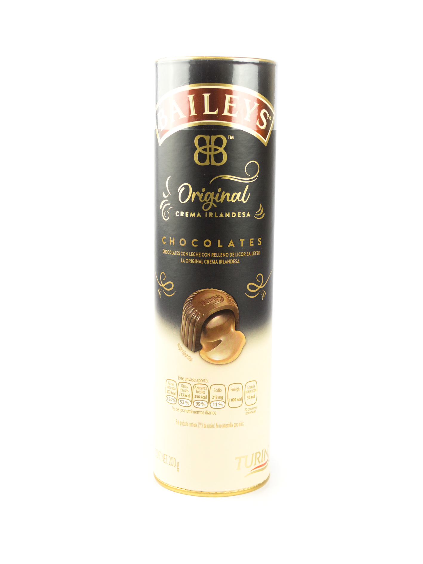 CHOCOLATE TURIN BAILEYS TUBO 200 GR