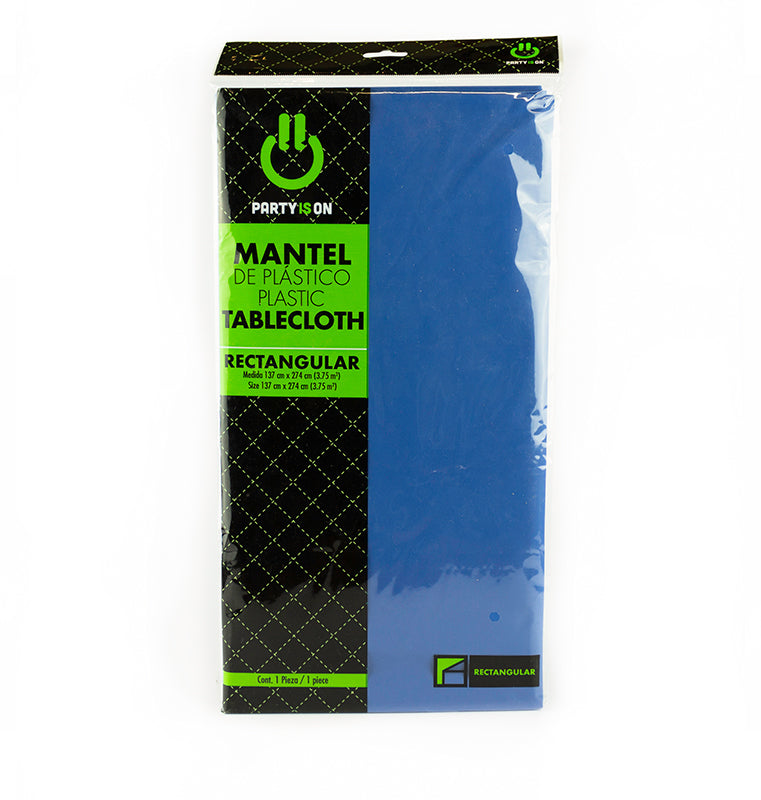 MANTEL PARTYISON RECTANGULAR AZUL REY PZ