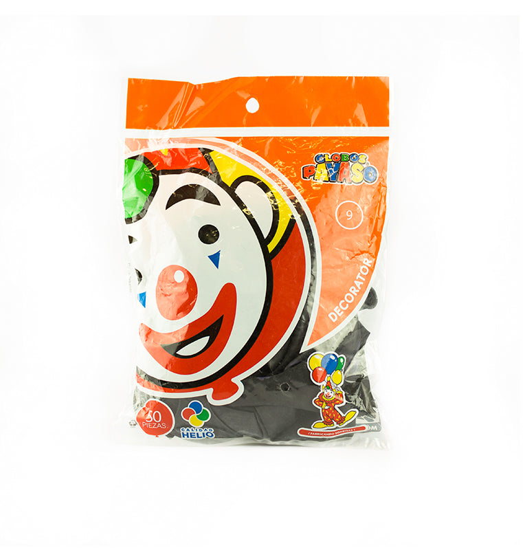 GLOBO PAYASO NO. 9 PURPURA 50 PZ