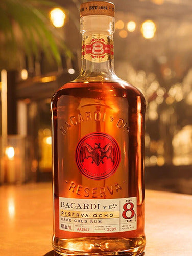 RON BACARDI 8 AÑOS 750 ML