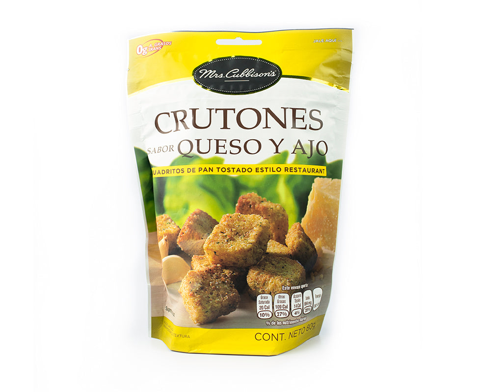 CROUTON MRS CUBBISONS QUESO AJO 80 GR