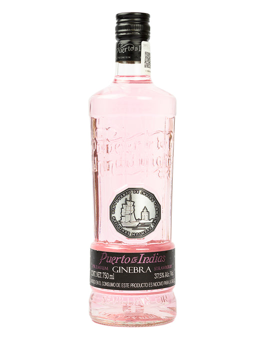 GINEBRA PUERTO DE INDIAS STRAWBERRY 750 ML