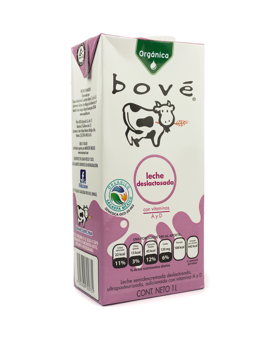 LECHE BOVE DESLACTOSADA SEMIDESCREMADA 1000 ML
