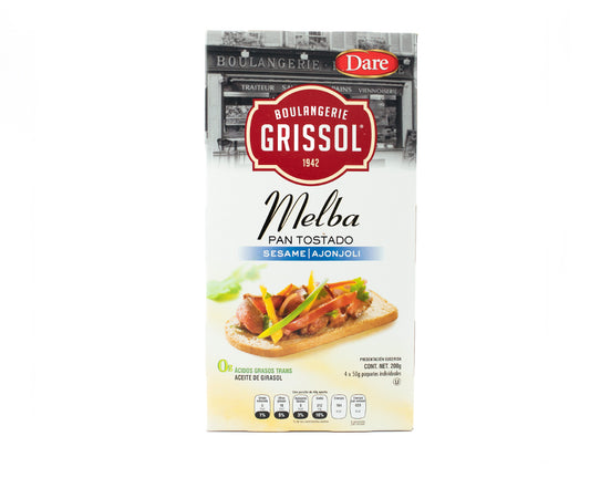 PAN GRISSOL MELBA AJONJOLI 200 GR