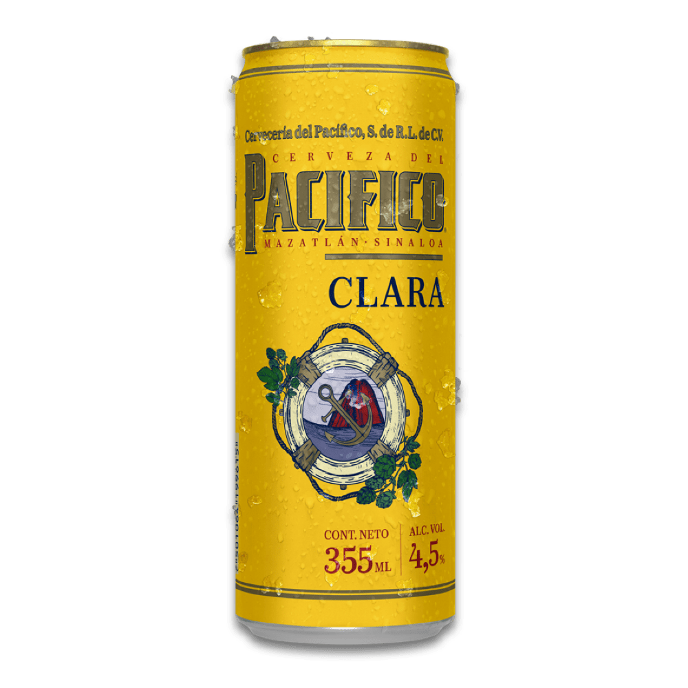 CERVEZA PACIFICO CLARA LATA 355 ML – Panoli.mx
