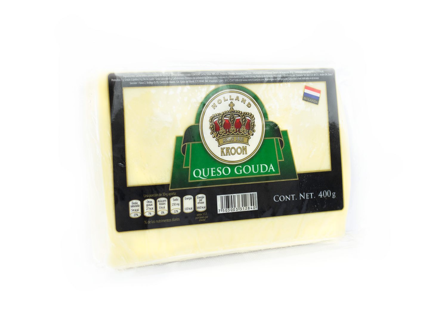 QUESO KROON GOUDA 400 GR