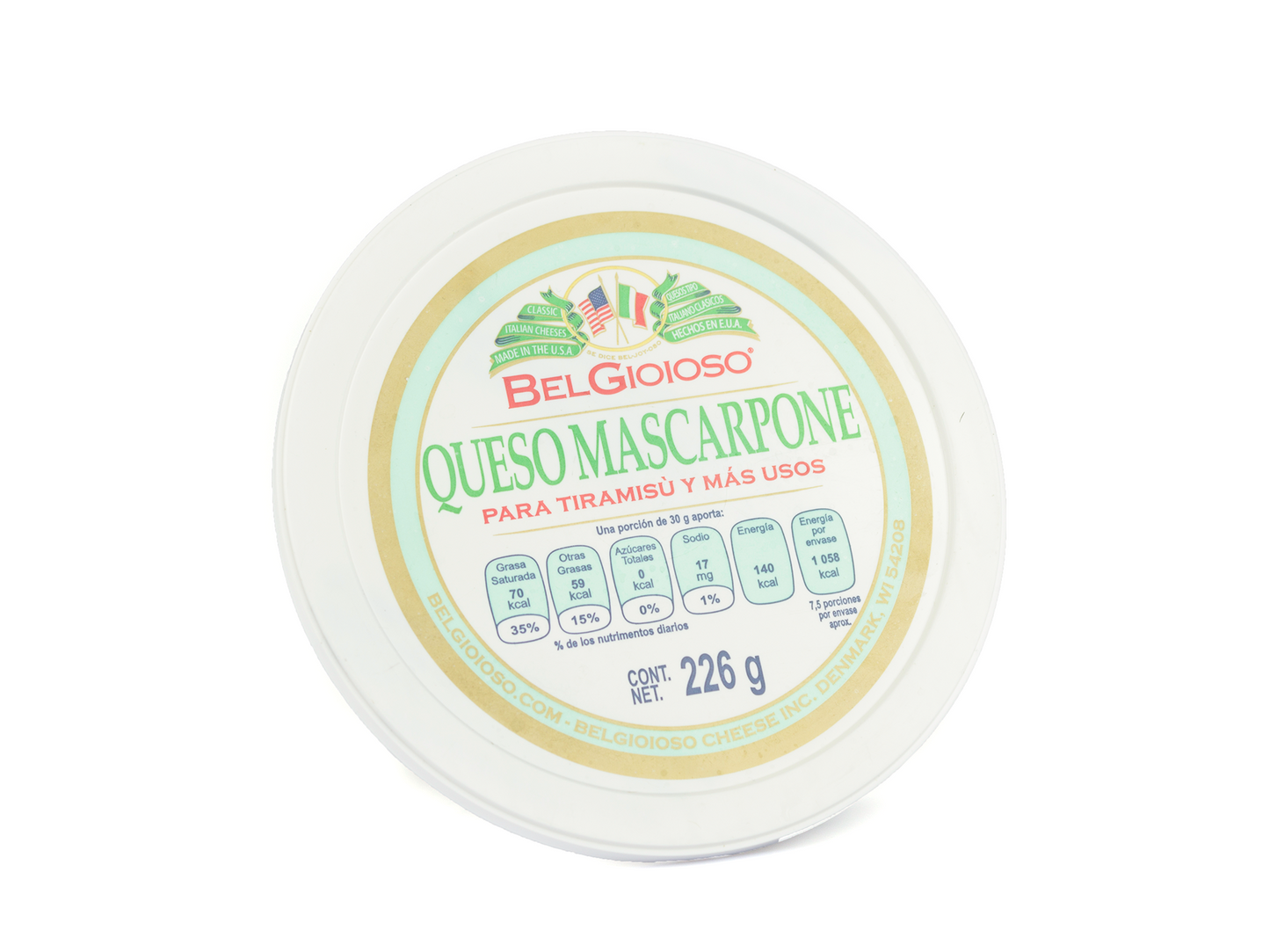 QUESO BELGIOIOSO MASCARPONE 226 GR