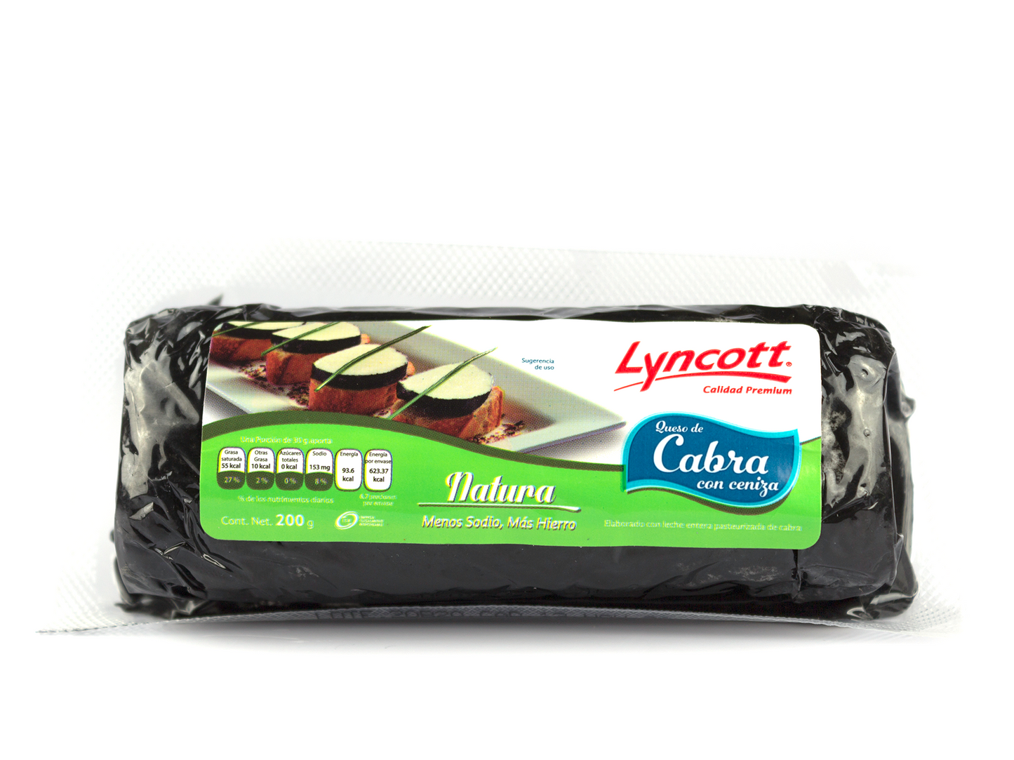 QUESO LYNCOTT CABRA CENIZA 200 GR