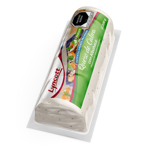 QUESO LYNCOTT CABRA ALBAHACA 200 GR