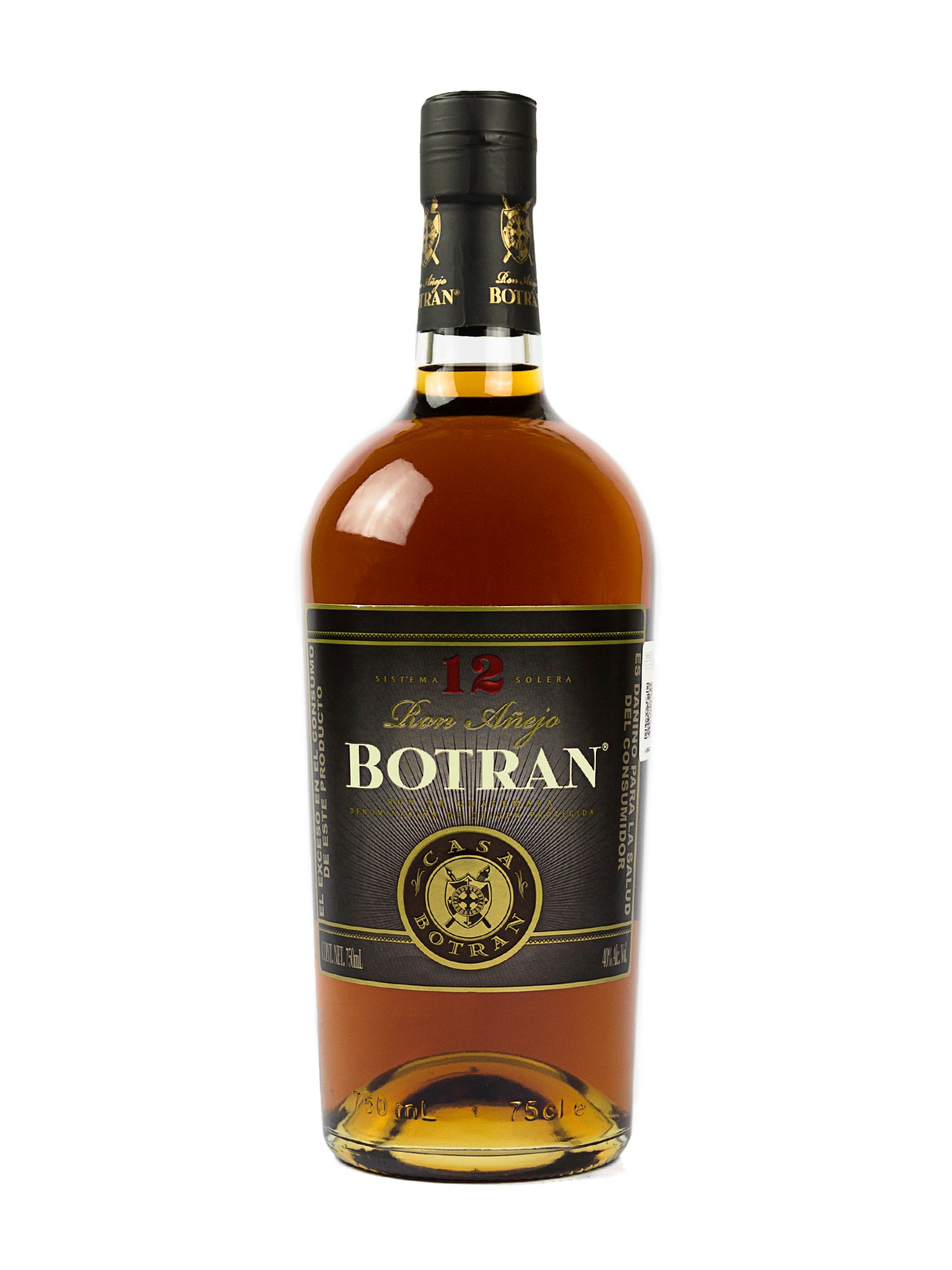 RON BOTRAN 12 AÑOS 750 ML