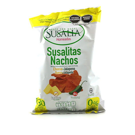 CHIPS SUSALIA HORNEADAS NACHOS QUESO JALAPEÑO 200GR