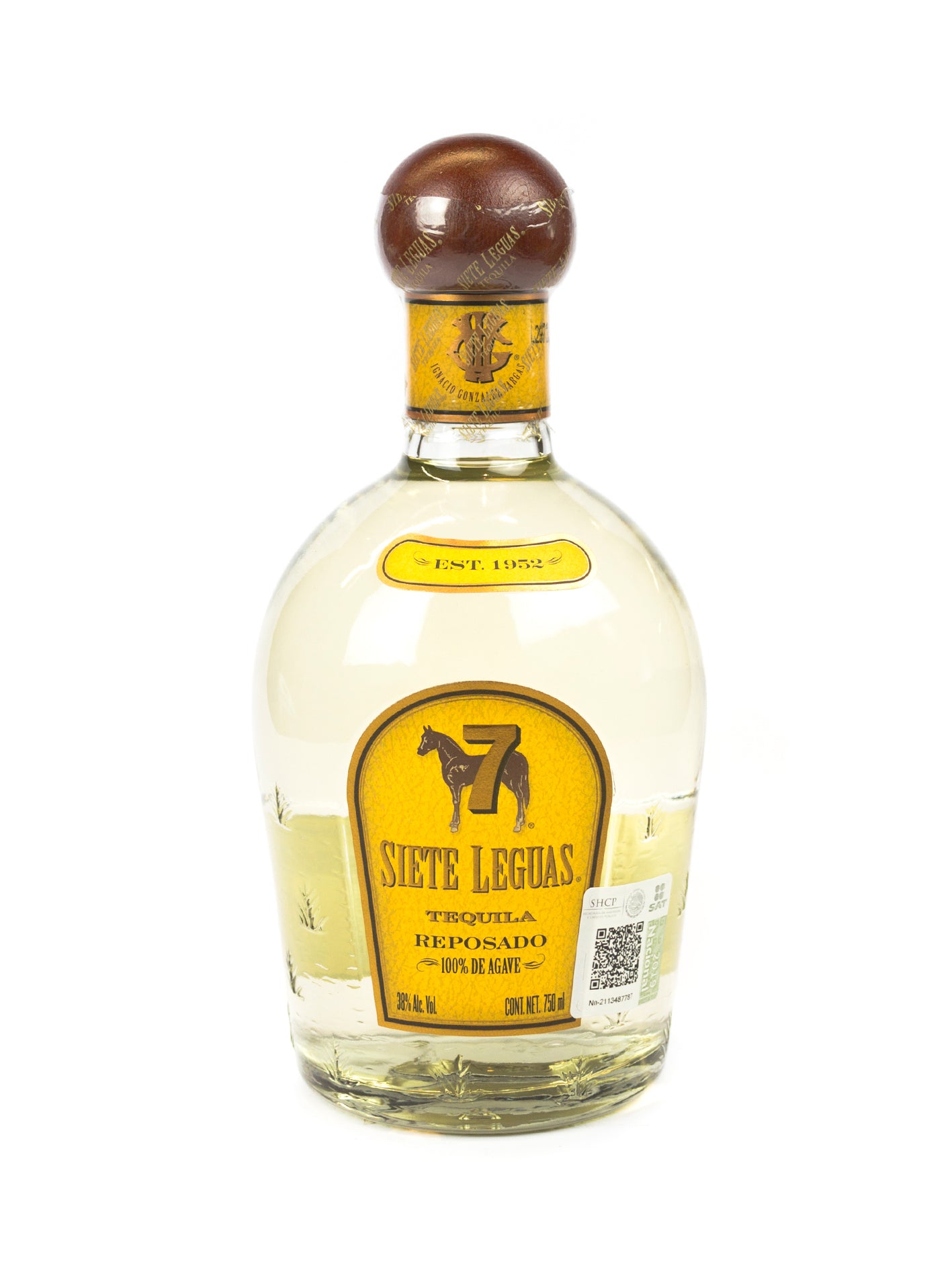 TEQUILA 7 LEGUAS REPOSADO 750 ML