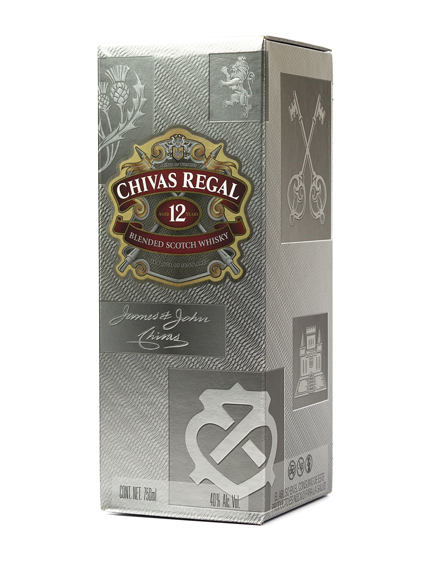 WHISKY CHIVAS REGAL 12 AÑOS 750 ML