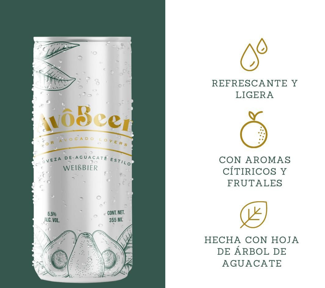 CERVEZA AVOBEER AGUACATE 355 ML