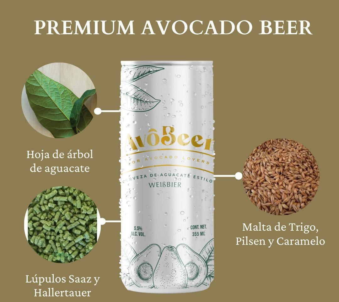 CERVEZA AVOBEER AGUACATE 355 ML