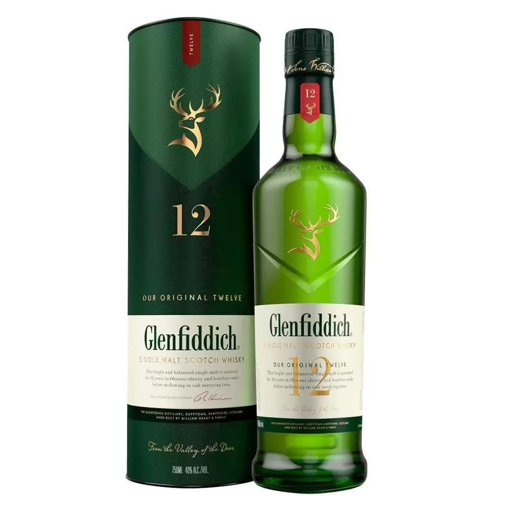 WHISKY GLENFIDDICH 12 750 ML