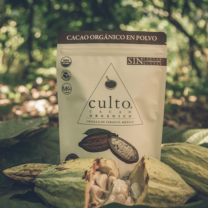 CACAO CULTO ORGÁNICO POLVO 250 GR