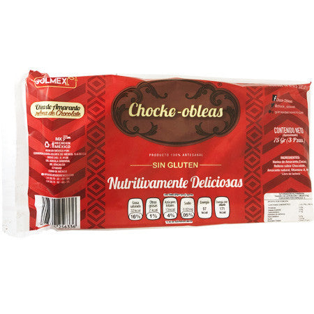 OBLEAS CHOCKE-OBLEAS CHOCOLATE RELLENO CHOCOLATE 75 GR