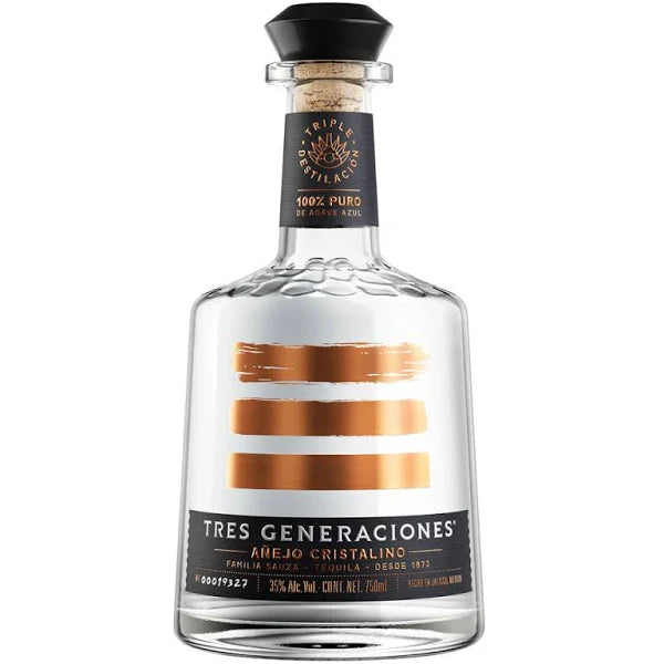 TEQUILA TRES GENERACIONES AÑEJO CRISTALINO 750 ML