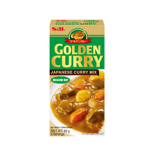 SALSA S&B GOLDEN CURRY MEDIUM 92 GR